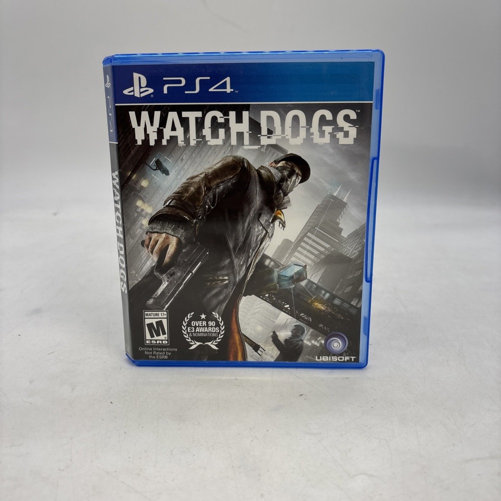Watch Dogs (Sony PlayStation 4, 2014) Game In Case No Manual Tested Working